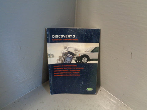 Discovery 3 Handbook User Manual in Wallet Land Rover 2004 to 2009 D10015