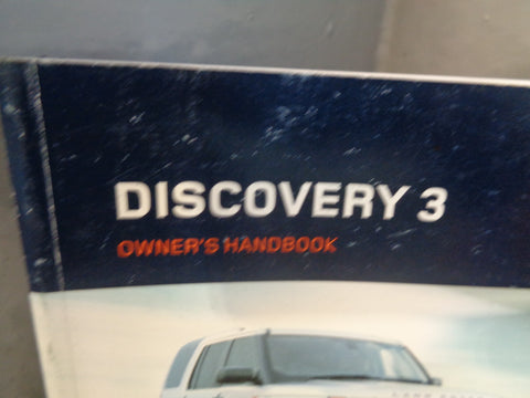 Discovery 3 Handbook User Manual in Wallet Land Rover 2004 to 2009 D10015