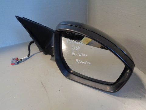 Range Rover Evoque Door Mirror Off Side Right Power Fold Black 2011 to 2018