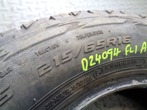 Cooper Discoverer ATT Part Worn Tyre 215/65R16 5mm Tread 215 65 16 D24094A