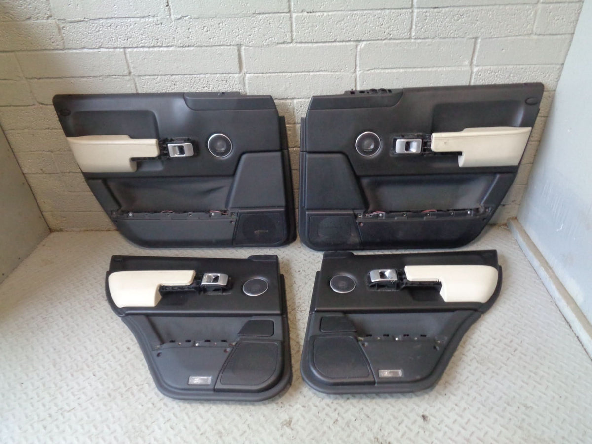 Range Rover L322 Door Cards in Black with Black Trim 2002 to 2006 L18094