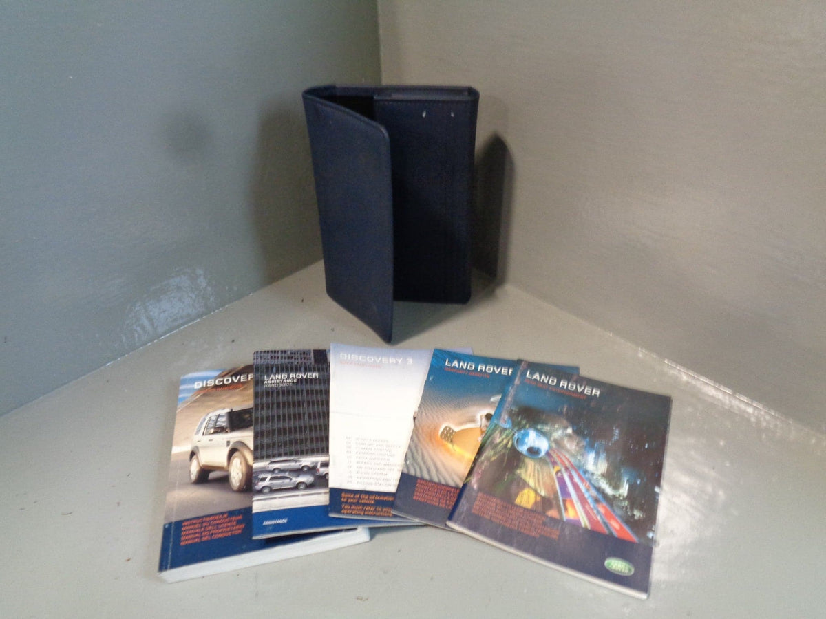 Discovery 3 Handbook User Manual in Wallet Land Rover 2004 to 2009 K23054