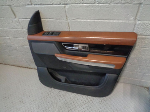 Range Rover Sport Door Cards in Tan and Black Facelift L320 2009 to 2013 K19044