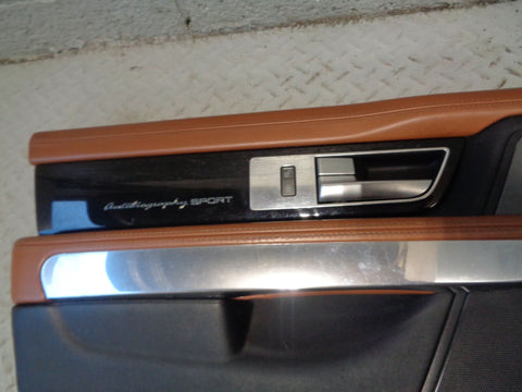 Range Rover Sport Door Cards in Tan and Black Facelift L320 2009 to 2013 K19044