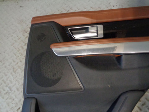 Range Rover Sport Door Cards in Tan and Black Facelift L320 2009 to 2013 K19044