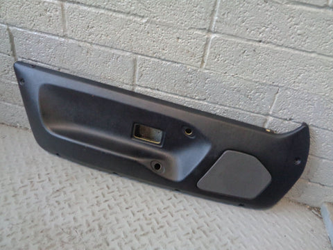 Freelander 1 Door Card Black Near Side Front Land Rover 2001 to 2004