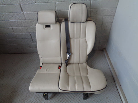 Range Rover L322 Leather Seats Ivory Black Piping Westminster 2010 to 2013 R05074