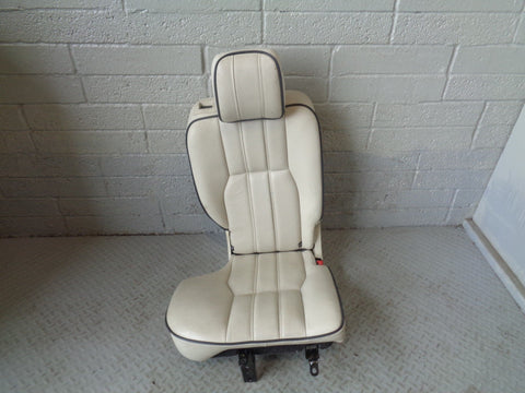 Range Rover L322 Leather Seats Ivory Black Piping Westminster 2010 to 2013 R05074