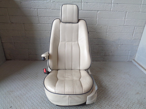 Range Rover L322 Leather Seats Ivory Black Piping Westminster 2010 to 2013 R05074