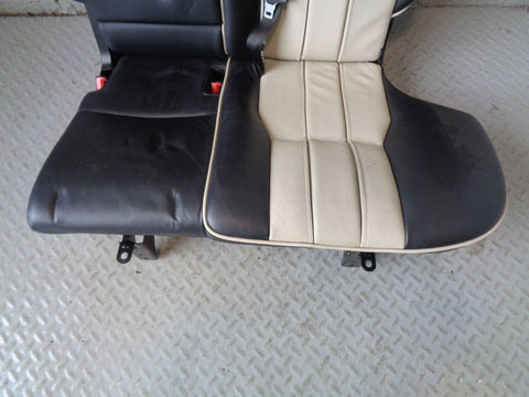 Range Rover L322 Leather Seats Black and White Set of 5 2002 To 2006 L18094