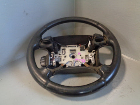 Discovery 2 Steering Wheel Land Rover Black Leather with Horn Buttons L190724