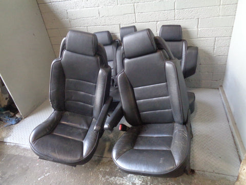 Discovery 2 Seats Black Electric Full Leather x5 Land Rover 1998 to 2004 L19084