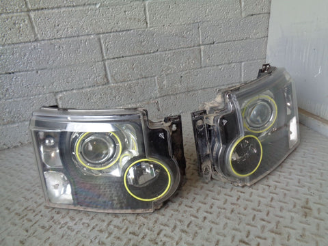 Discovery 3 Headlights Xenon Pair XBC500102 XBC500112 Adaptive Land Rover K07104