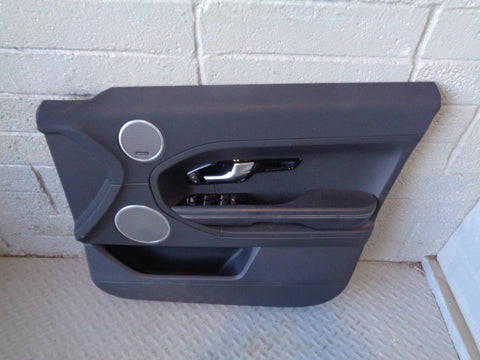 Range Rover Evoque Door Cards Set of 4 in Black Dynamic L538 2011 to 2015