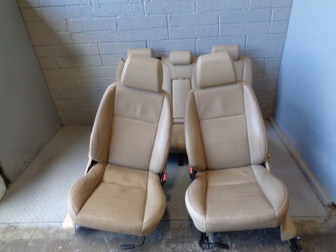 Freelander 1 Seats Full Set of Leather Beige Manual Adjust Land Rover S11064