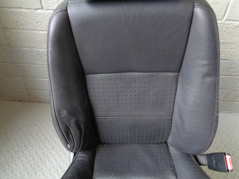 Freelander 1 Seats Full Set of Leather Black Manual Adjust Land Rover D12064