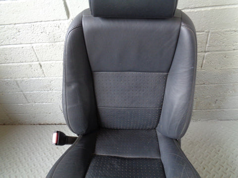 Freelander 1 Seats Full Set of Leather Black Manual Adjust Land Rover D12064