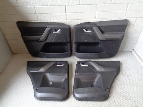 Freelander 2 Door Cards Set of 4 in Black Cloth Land Rover 2006 to 2011 R28064