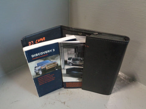 Discovery 3 Handbook User Manual in Wallet Land Rover 2004 to 2009 C11114B