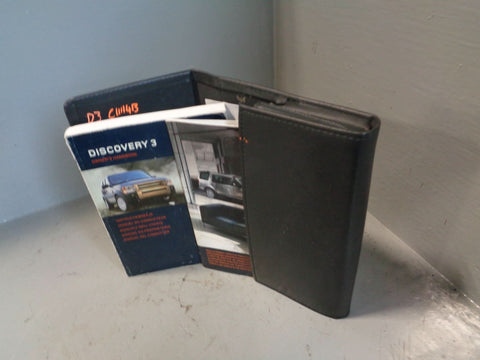 Discovery 3 Handbook User Manual in Wallet Land Rover 2004 to 2009 C11114B