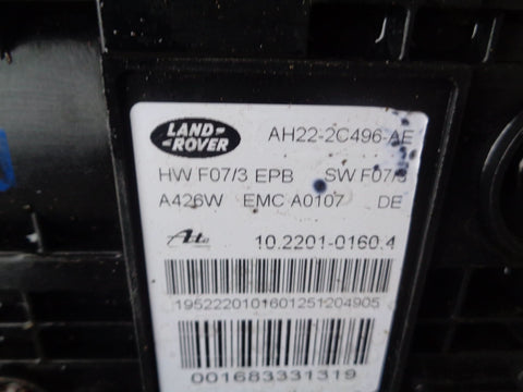 Range Rover Sport Electric Handbrake Module AH22-2C496-AE L320 2009 to 2013