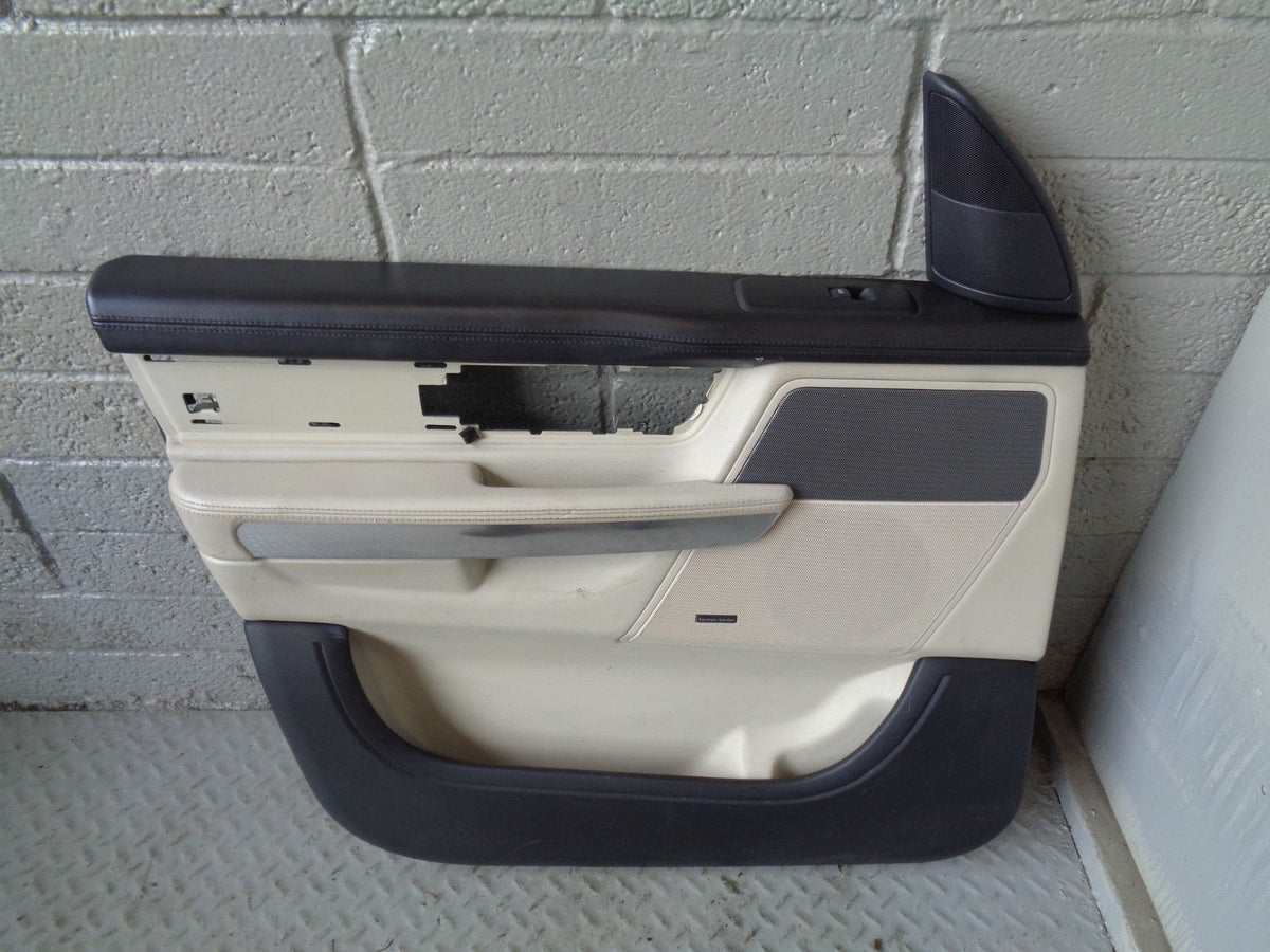 Range Rover Sport Door Card L320 Near Side Front in Ivory 2009 to 2013 K22074