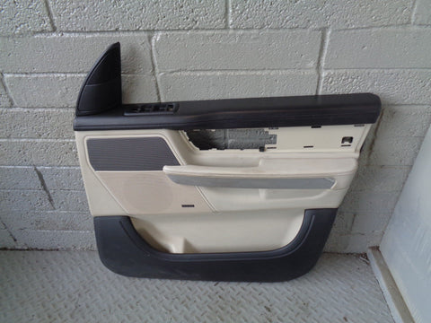 Range Rover Sport Door Card L320 Off Side Front in Ivory 2009 to 2013 K22074