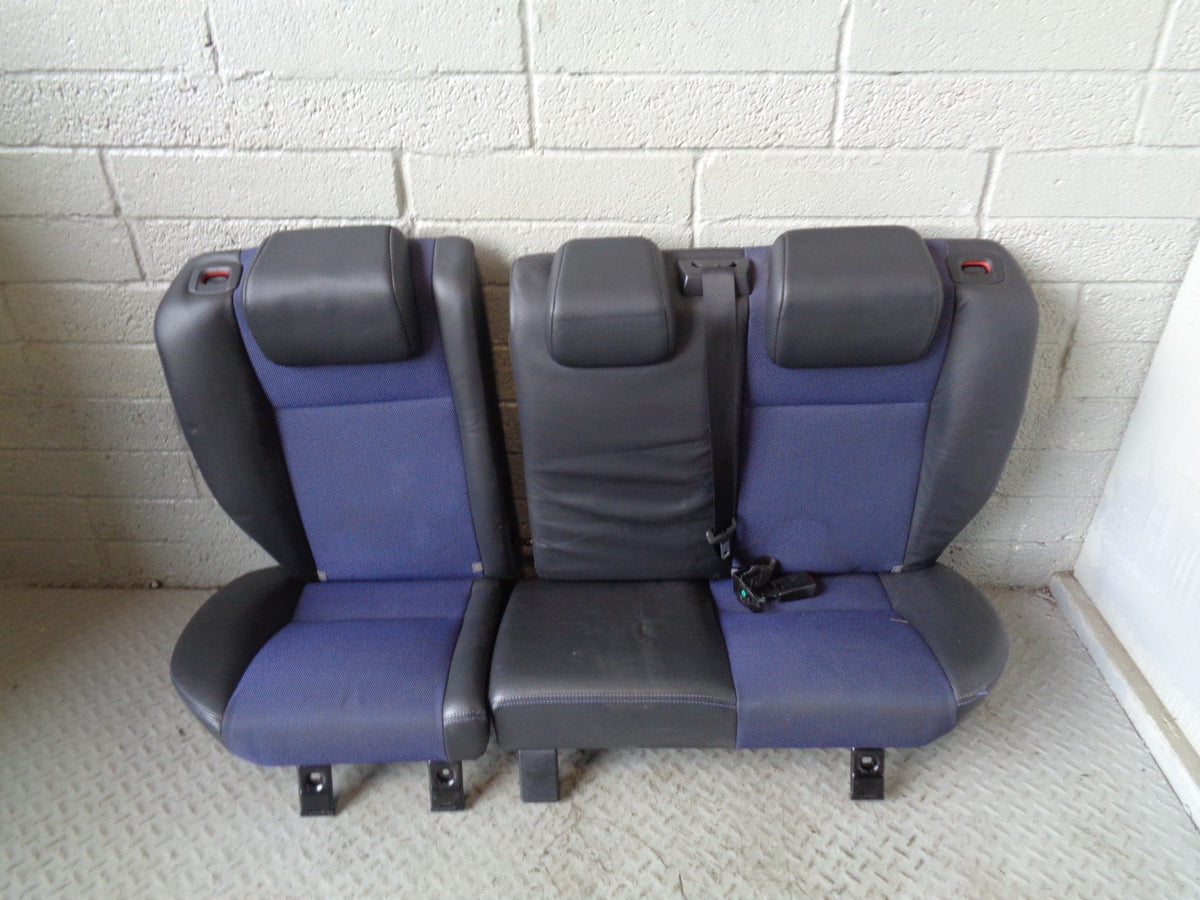 Freelander 2 Seat Rear Half Leather Blue Black Land Rover 2006 to 2011 S17074