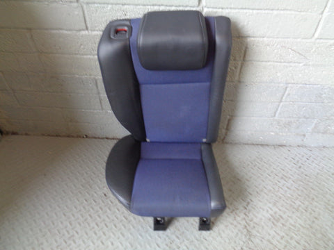 Freelander 2 Seat Rear Half Leather Blue Black Land Rover 2006 to 2011 S17074