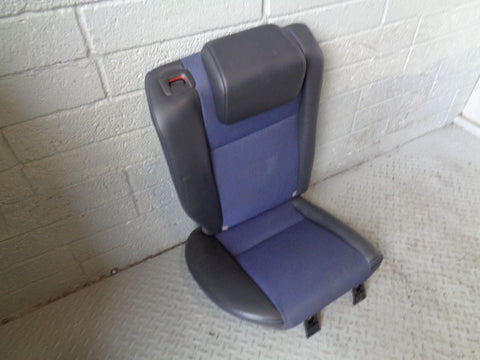 Freelander 2 Seat Rear Half Leather Blue Black Land Rover 2006 to 2011 S17074