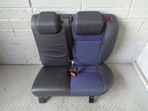 Freelander 2 Seat Rear Half Leather Blue Black Land Rover 2006 to 2011 S17074