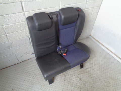 Freelander 2 Seat Rear Half Leather Blue Black Land Rover 2006 to 2011 S17074