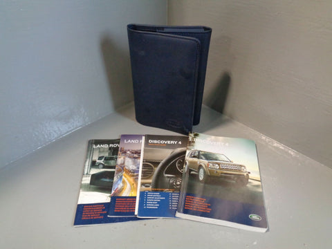 Discovery 4 Handbook User Manual in Wallet Land Rover 2009 to 2014 L21104