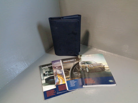 Discovery 4 Handbook User Manual in Wallet Land Rover 2009 to 2014 L21104