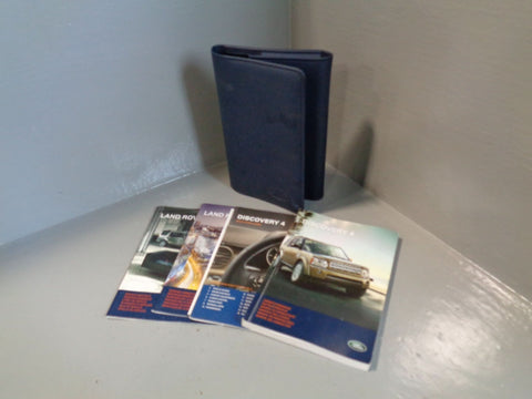 Discovery 4 Handbook User Manual in Wallet Land Rover 2009 to 2014 L21104