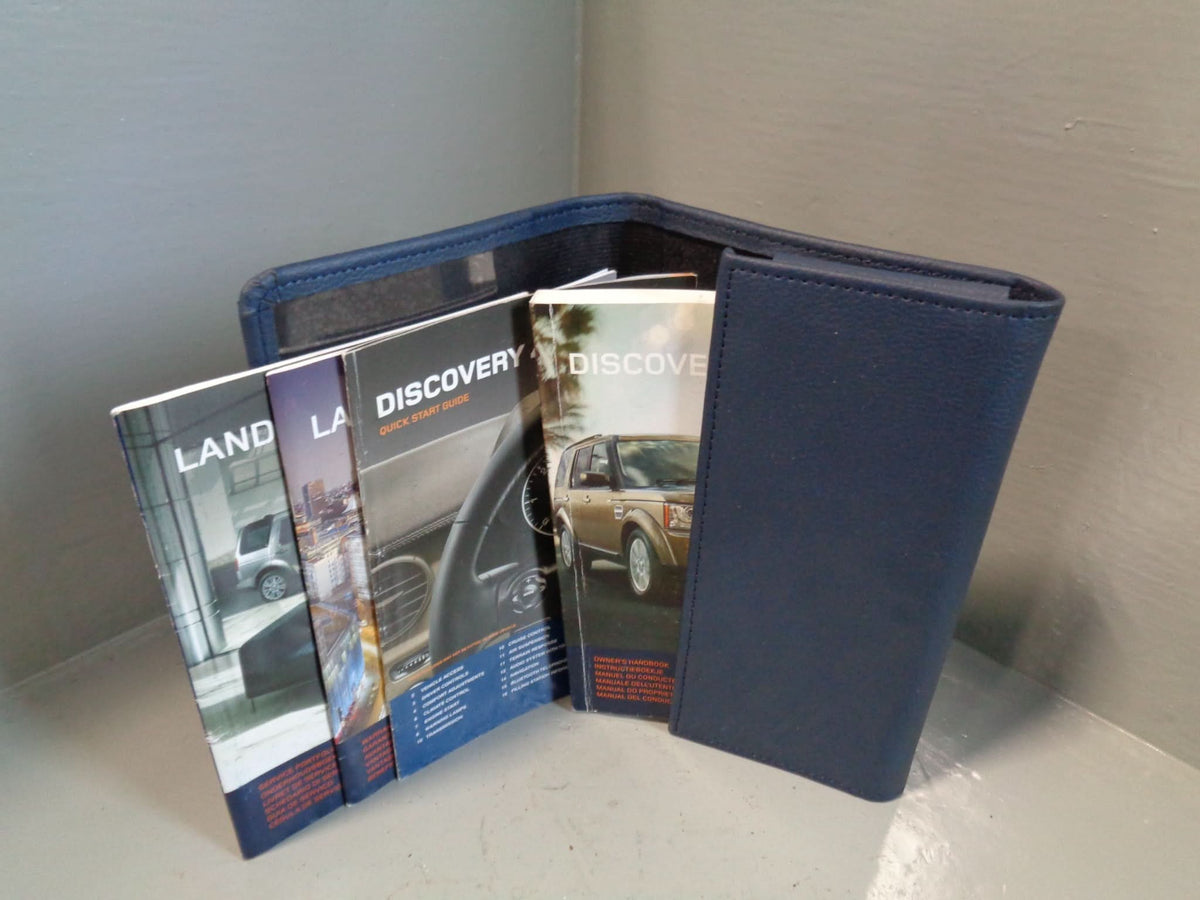 Discovery 4 Handbook User Manual in Wallet Land Rover 2009 to 2014 L21104