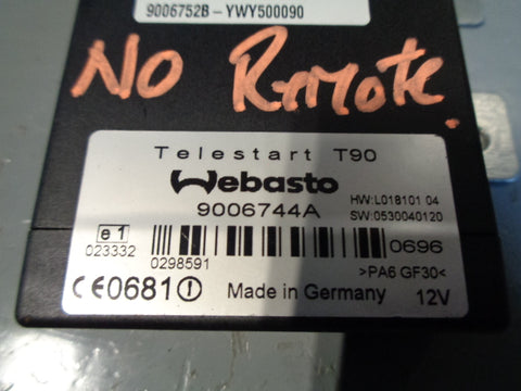 Range Rover L322 Webasto Telestart Module Pre Heater