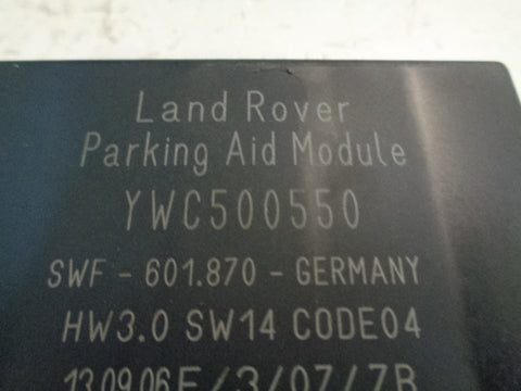 Range Rover Sport Parking Aid Module ECU YWC500550 L320 2004
