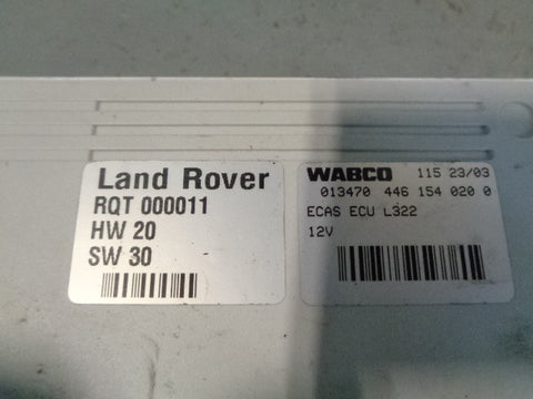 Range Rover L322 Air Suspension Control Module ECU RQT000011