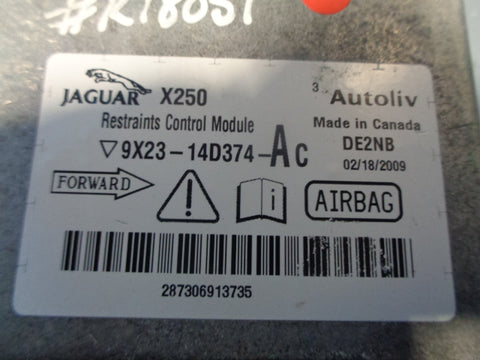 Jaguar XF Airbag SRS Module 9X23-14D374-AC 2007 to 2015 X250