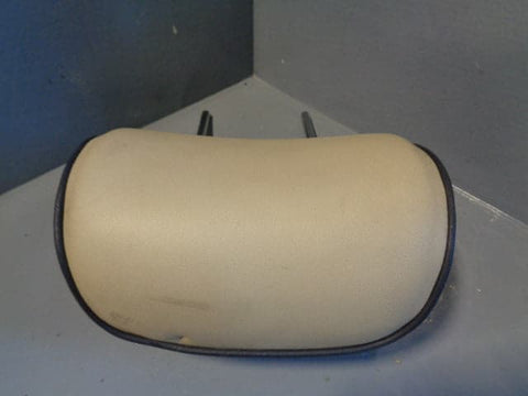 Range Rover L322 Rear Headrest in Ivory with Black Piping