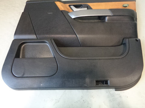 Range Rover Sport Door Cards in Black with Wood Trim L320 2005 to 2009 B17033