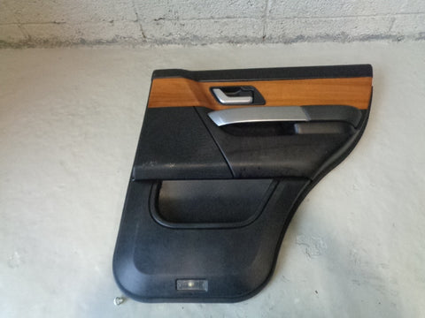 Range Rover Sport Door Cards in Black with Wood Trim L320 2005 to 2009 B17033