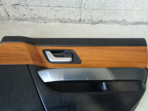 Range Rover Sport Door Cards in Black with Wood Trim L320 2005 to 2009 B17033