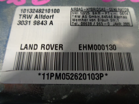 Range Rover L322 Air Bag Near Side Front Door SRS Module