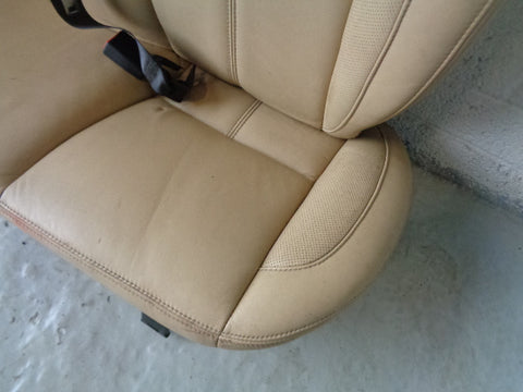 Freelander 2 Seats Set of Electric Leather Beige Land Rover 2006 to 2011 06033