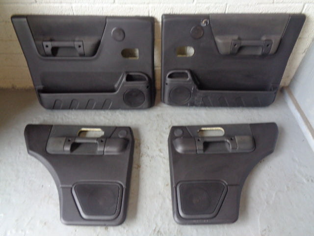 Discovery 2 Door Cards Set of x 4 Black Land Rover 2002