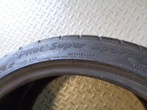 Michelin Pilot Super Sport Part Worn Tyre 265/35ZR19 265 35 19 7mm Tread L1113C