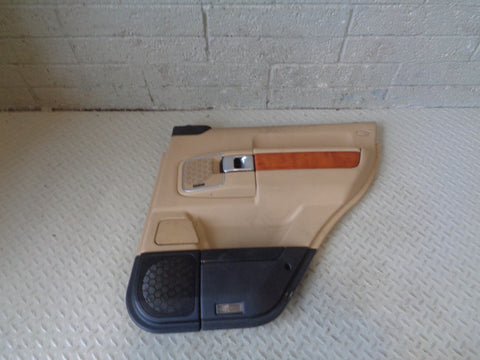 Range Rover L322 Door Card in Sand and Black Off Side Rear 2006 to 2009