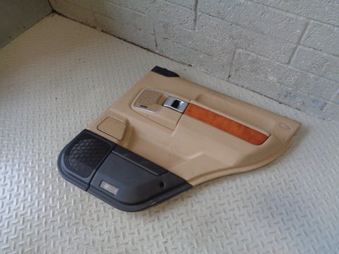 Range Rover L322 Door Card in Sand and Black Off Side Rear 2006 to 2009